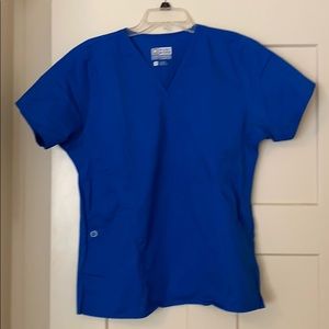 Cobalt Blue Scrub Top